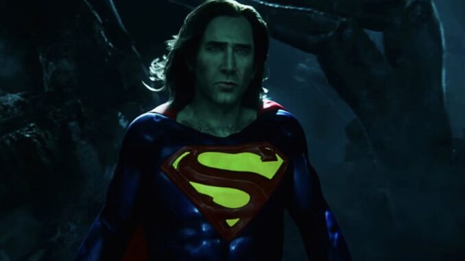 Nic Cage The Flash Superman Nic Cage Superman Lives The Flash